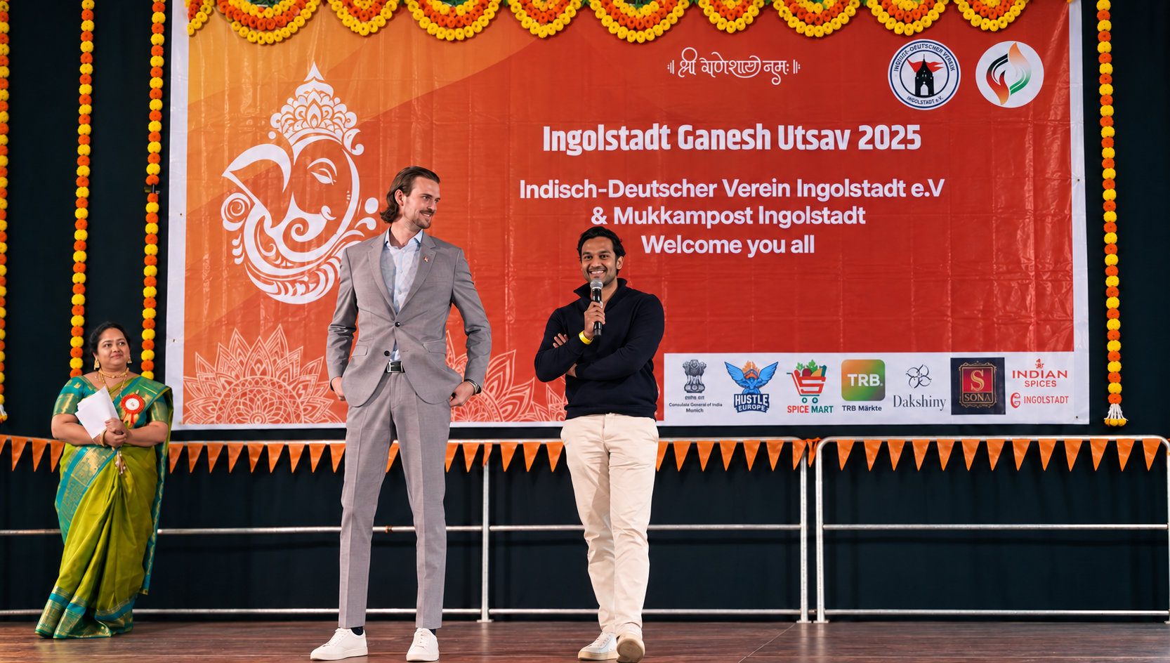 Adi Tarade bei der Ingolstadt Ganesh Utsav 2025